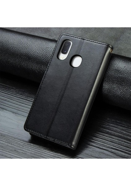 Samsung Galaxy A20E Kapak Kapak Cüzdan Fonksiyonu Moda Tasarımı (Yurt Dışından)
