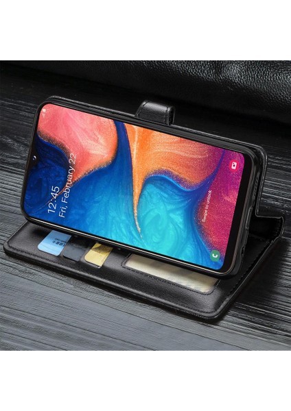 Samsung Galaxy A20E Kapak Kapak Cüzdan Fonksiyonu Moda Tasarımı (Yurt Dışından)