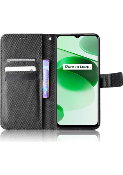 Realme C35 Kickstand Kapak Kart Tutucu Manyetik Cüzdan Için Kılıf (Yurt Dışından) fiyatları
