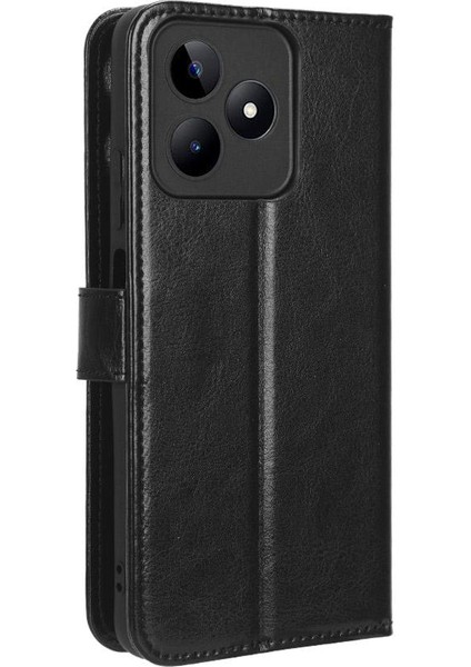 Realme C51 4g Kart Tutucu Manyetik Kapak Kapak Cüzdan Için Kılıf (Yurt Dışından)