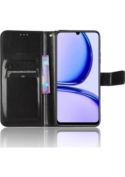 Realme C51 4g Kart Tutucu Manyetik Kapak Kapak Cüzdan Için Kılıf (Yurt Dışından)
