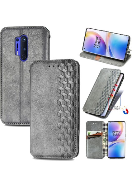 Oneplus 8 Pro Cüzdan Fonksiyonu Için Kılıf Deri Kılıf Kapak Çevirin Moda (Yurt Dışından)