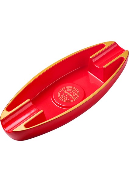 Muson Tekne Şeklindeki Puro Küllüğü, Hafif ve Taşınabilir Melamin Küllük, Ev Ofisi, Hafif Lüks ve Atmosferik Ikili Yuvalar (Yurt Dışından)