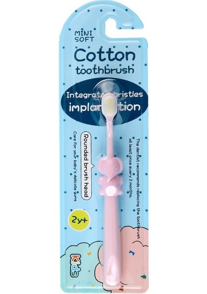 Çocuk Diş Fırçası Tek Paket 2-10 Yaş Yumuşak Kıllı Bebek Karikatür Fil Diş Fırçası (Yurt Dışından)