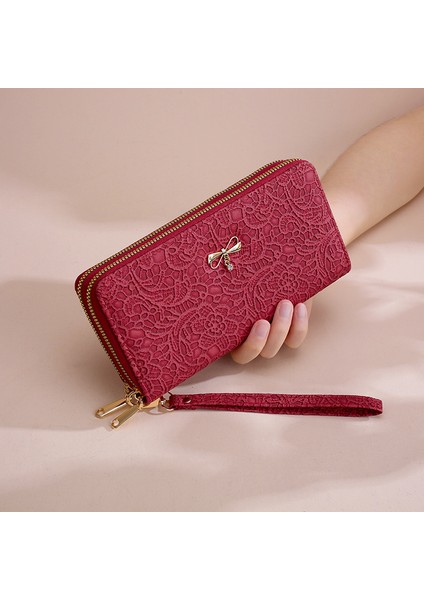 Cüzdan Kadın Büyük Kapasiteli Çok Fonksiyonlu Cüzdan Uzun CÜZDAN2024 Yeni Stil Üst Düzey (Yurt Dışından)