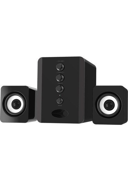 Sada D-202 Masaüstü Bilgisayar Hoparlörü Dizüstü Küçük Hoparlör Cep Telefonu USB 2.1 Mini Hoparlör Subwoofer (Yurt Dışından)