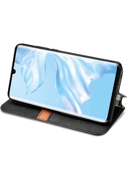 Huawei P30 Pro Cüzdan Fonksiyonu Için Kılıf Moda Tasarımı Zarif Iş (Yurt Dışından)