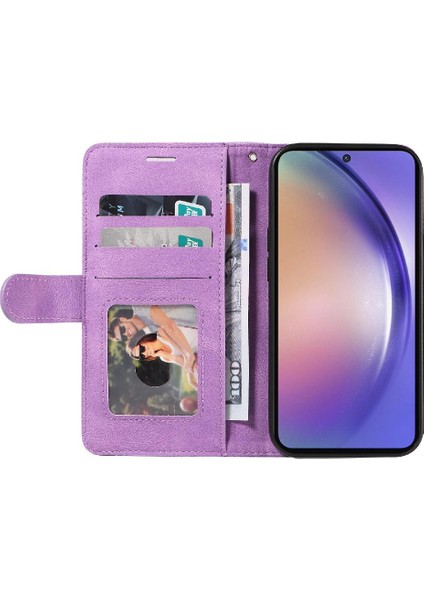 Samsung Galaxy Card 5g Için Kart Yuvası Standı ile Iki Renkli Dikiş (Yurt Dışından) modelleri