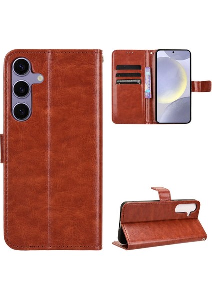 Samsung Galaxy S24 5g Manyetik Kart Tutucu Kapak Çevirin Cüzdan (Yurt Dışından)