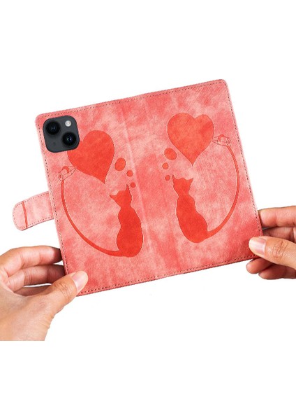 IPhone 14 Için Kılıf Artı Cüzdan Durumda Kart Cep Flip Folio Tutucu Kapak (Yurt Dışından)