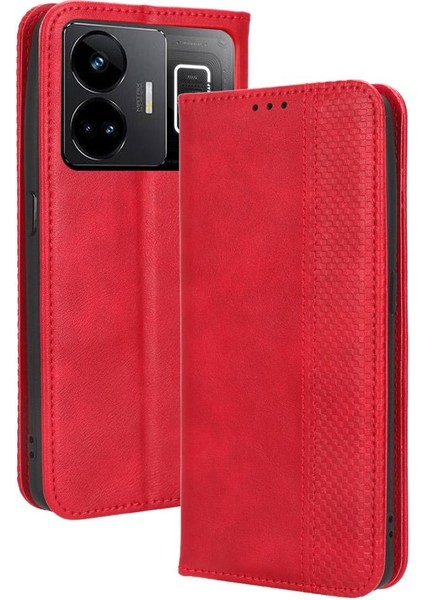 Realme Gt Neo 5 Cüzdan Pu Deri Manyetik Kapatma Için Kılıf (Yurt Dışından)
