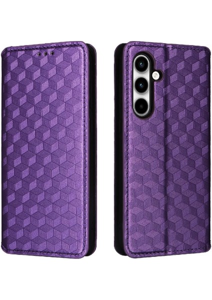 Samsung Galaxy A35 5g Kart Yuvaları Tutucu Manyetik Kapatma Pu 3D (Yurt Dışından)