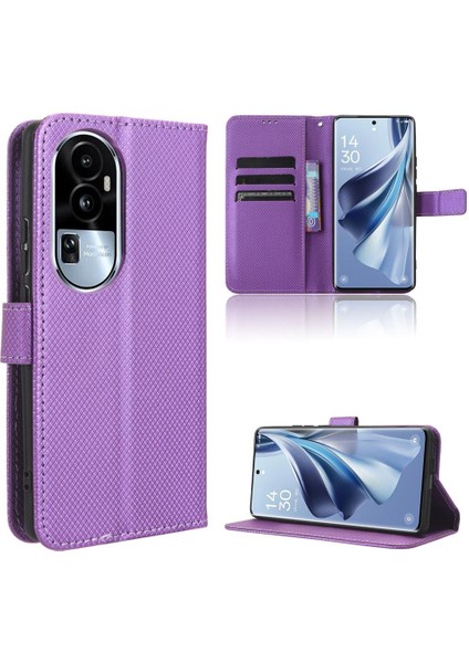 Oppo Oppo 10 Pro 5g Için Kılıf Kapak Kickstand Manyetik Cüzdan Kart Tutucu (Yurt Dışından)