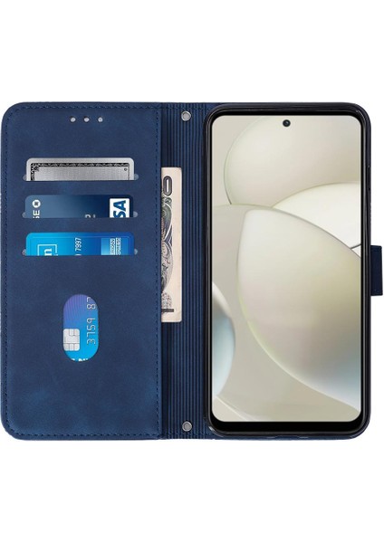 Mellow Mall Motorola Moto G Güç 2024 Için Kılıf Pu Deri Cüzdan Kapak Çevirin Folio (Yurt Dışından)