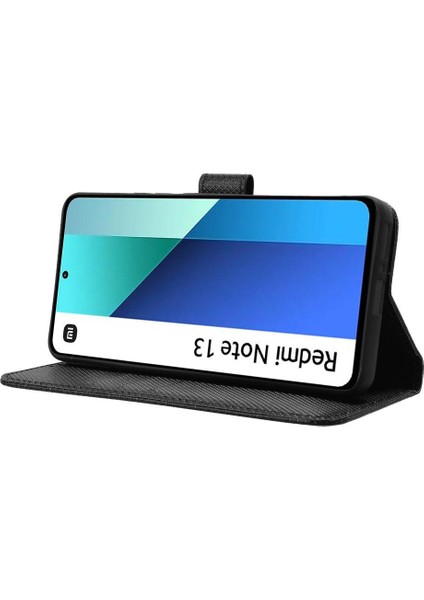 Xiaomi Redmi Için Not 13 Pro 4g Kart Tutucu Kapak Manyetik Cüzdan (Yurt Dışından)