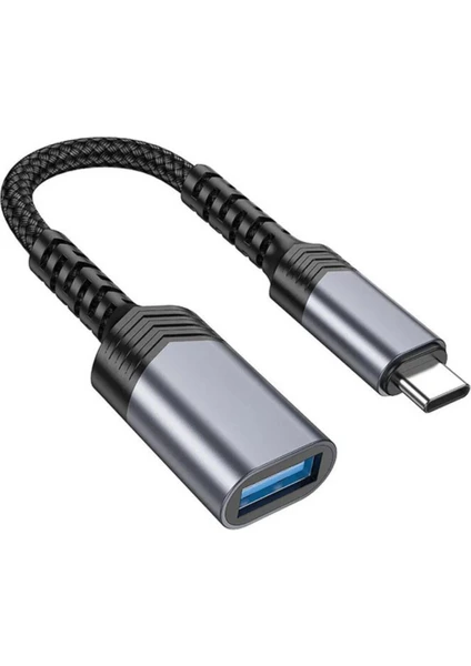 Süper Hızlı Type-C To USB 3.0 Otg Adaptörü, Kulaklık, Mouse, Klavye, USB Bellek Çevirici Adaptör