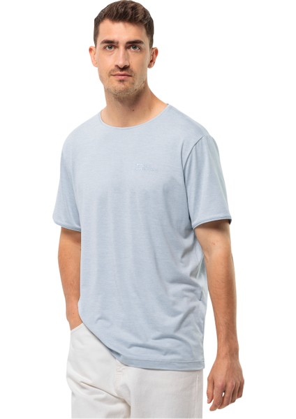 Erkek Tişört Travel T Açık Mavi