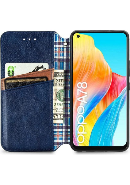 Oppo A78 4g Cüzdan Fonksiyonu Için Kılıf Deri Kılıf Zarif Iş Çevirme (Yurt Dışından) fiyatları