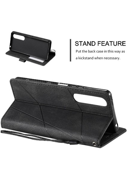 Sony Xperia 1 Iıı Pu Deri Darbeye Dayanıklı Manyetik Kart Tutucu Flip Case (Yurt Dışından) fırsatları