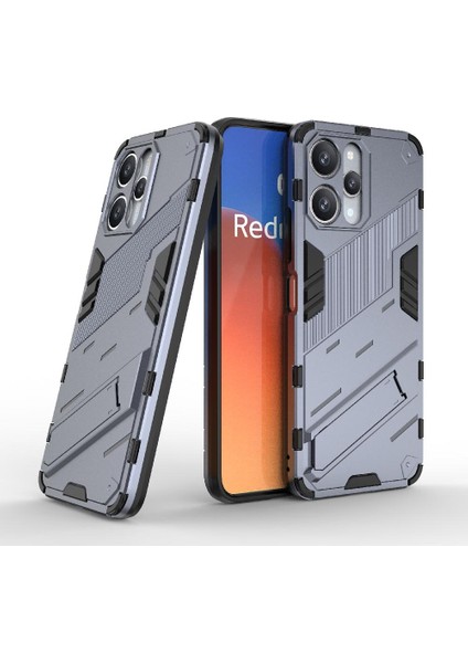 Xiaomi Redmi Için 12 4g Sağlam Askeri Kickstand Koruyucu Kapak (Yurt Dışından)