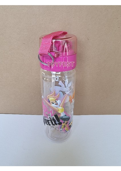 Pipetli Suluk Matara Kilit Kapaklı Looney Tunes Lisanslı Temalı 500 ml
