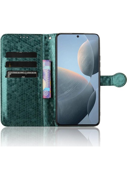 Xiaomi Poco X6 Pro 5g Manyetik Toka Geometrik Desen Deri Kılıf (Yurt Dışından) modelleri