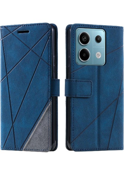 Xiaomi Poco X6 Için Kılıf Darbeye Manyetik Pu Deri Cüzdan Flip Folio (Yurt Dışından)