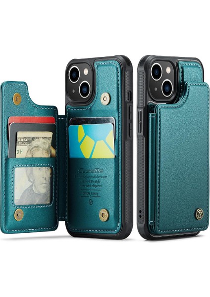 IPhone 14 Için Caseme Cüzdan Durumda Pu Deri Kickstand Ince Darbeye (Yurt Dışından)