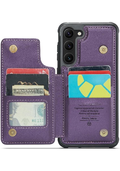 Samsung Galaxy S23 Artı Rfıd Engelleme Kickstand Pu Için Caseme Cüzdan Kılıf (Yurt Dışından) fırsatları