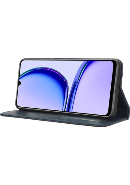 Realme C51 4g Manyetik Kapatma Cüzdan Pu Deri Kılıf (Yurt Dışından)