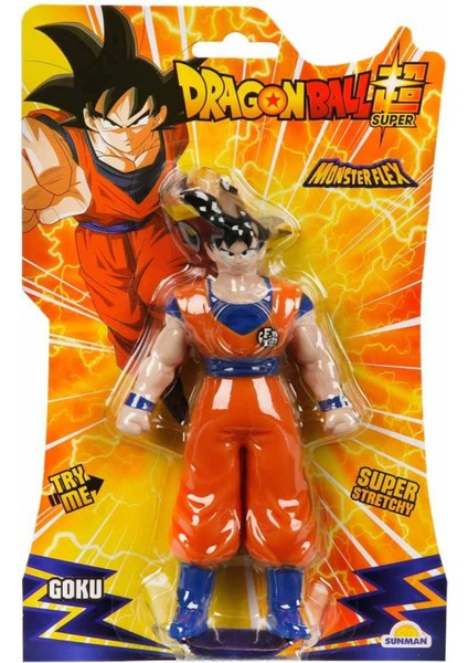 Monster Flex Dragon Ball Stretch Yumuşak Uzayan Elastik Figür 15 cm - Goku