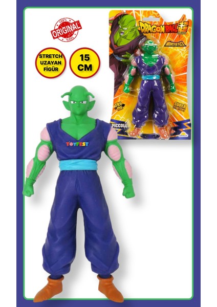 Monster Flex Dragon Ball Stretch Yumuşak Uzayan Elastik Figür 15 cm - Piccolo