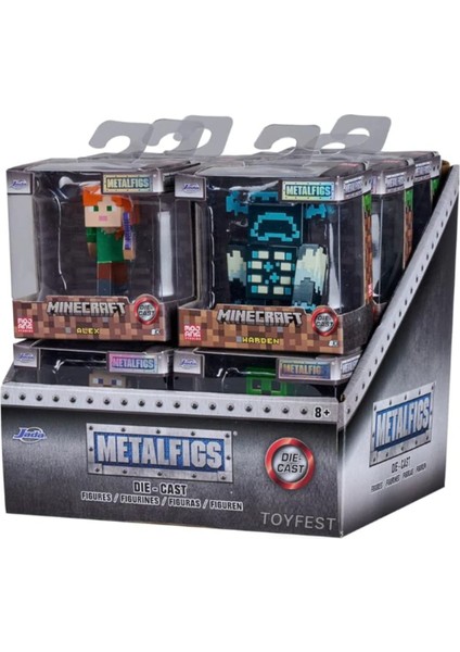 Jada Minecraft Metal Döküm Die - Cast Figür Karakterler - Alex - 6.5 cm