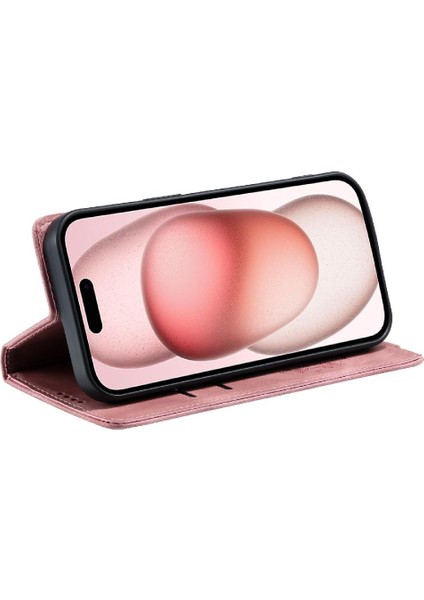 IPhone 13 Için Kılıf Pro Yan Toka Pu Deri Kart Ekleme Darbeye (Yurt Dışından)