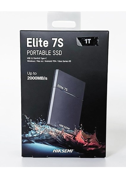 Elite 7s 1tb 2000MB/S Taşınabilir SSD HS-ESSD-ELITE7S 1t