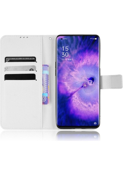 Oppo Bulmak Için Kılıf X5 Kickstand Manyetik Cüzdan Kart Tutucu Kapak (Yurt Dışından)