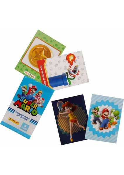 Super Mario Trading Kartları - 5 Paket