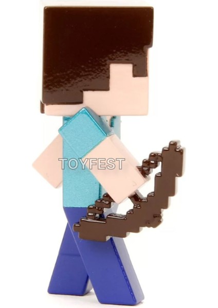 Jada Minecraft Metal Döküm Die - Cast Figür Karakterler - Steve - 6.5 cm modelleri
