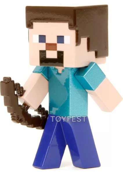 Jada Minecraft Metal Döküm Die - Cast Figür Karakterler - Steve - 6.5 cm fırsatları