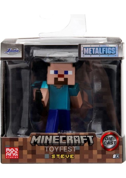 Jada Minecraft Metal Döküm Die - Cast Figür Karakterler - Steve - 6.5 cm indirimleri