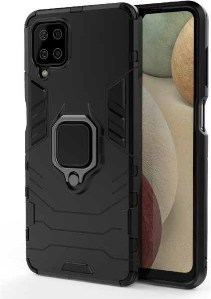 Samsung Galaxy A12 5g Askeri Damla Koruma Kickstand Yüzük (Yurt Dışından)