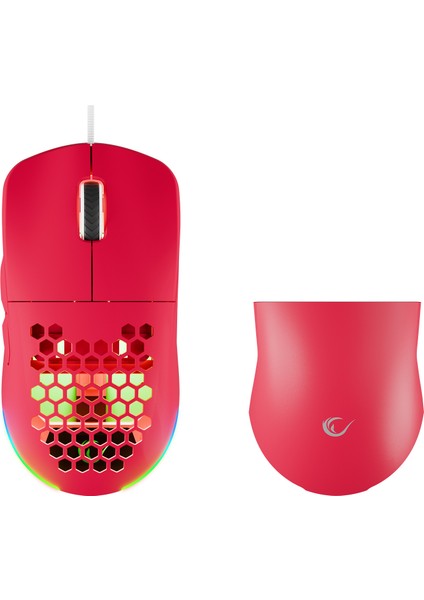 Blınk Pembe 7 Makro Tuşlu Rgb 12800 Dpı Gaming Oyuncu Mouse