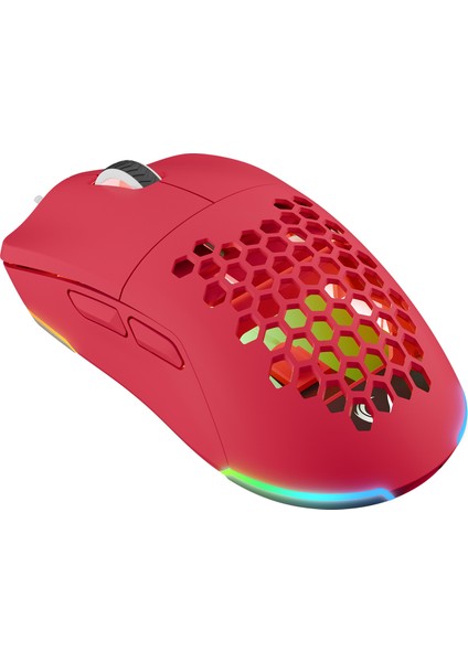 Blınk Pembe 7 Makro Tuşlu Rgb 12800 Dpı Gaming Oyuncu Mouse