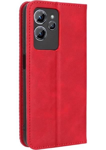 Oukitel C32 Cüzdan Pu Deri Manyetik Kapatma Için Kılıf (Yurt Dışından)