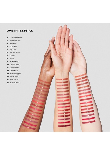 Bobbi Brown 10 Saat Kalıcı Kremsi Luxe Mat Ruj - Uptown Red 716170329642