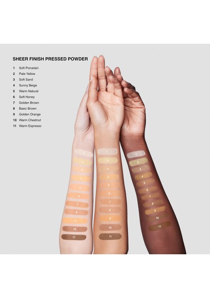 Sheer Finish Pressed Powder Kompakt Pudra - Soft Honey 716170294346