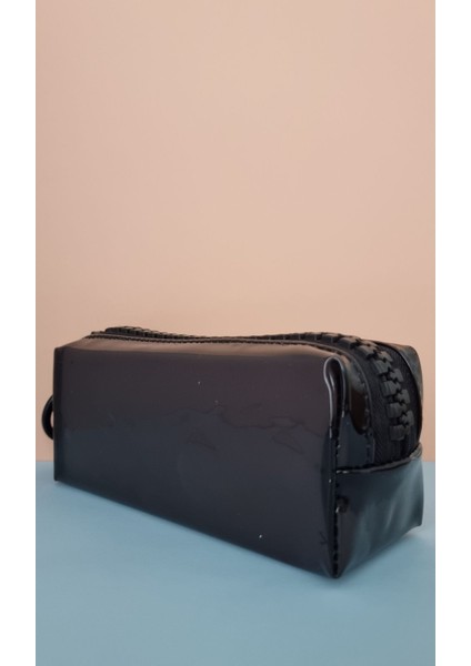 Bts BT21 Temalı Dev Fermuarlı Kalemlik Şeffaf Kalem Kutusu Çantası - Siyah indirimleri