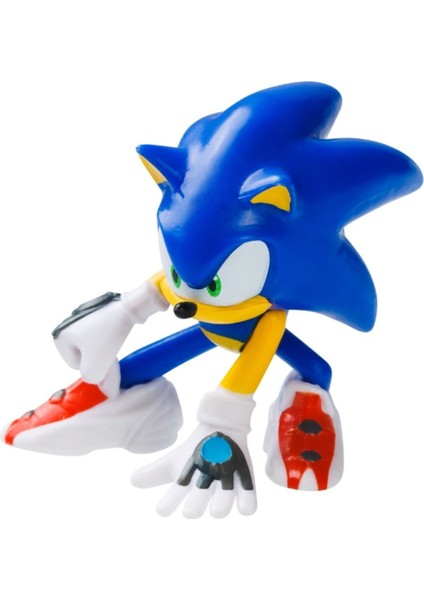 Sonic Prime 3 Lü Figür Blister Set - Sonic + Gnarly Budaklı Knuckles + Dr. Eggman 6.5 cm - SON2020