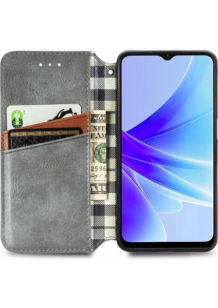 Oppo A57S Için Kılıf Deri Kılıf Kapak Çevirin Cüzdan Fonksiyonu Zarif (Yurt Dışından) indirimleri