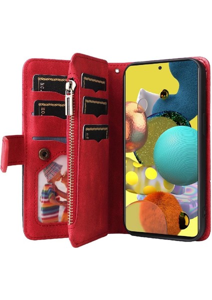 Samsung Galaxy A51 4g Için Kılıf Kart Yuvası Standı ile Dokuz Kart Yuvaları Tarzı (Yurt Dışından) fırsatları